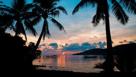 Mekong River under Sunset Cambodia